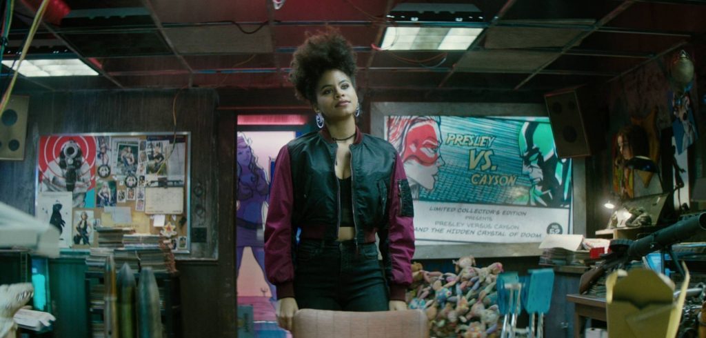 Zazie Beetz als Domino.