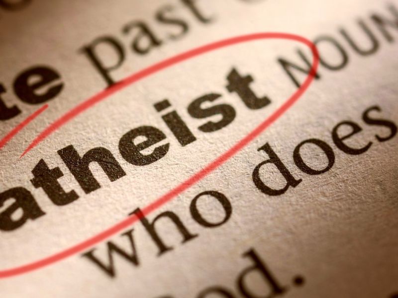 "Atheist" in einem Lexikon