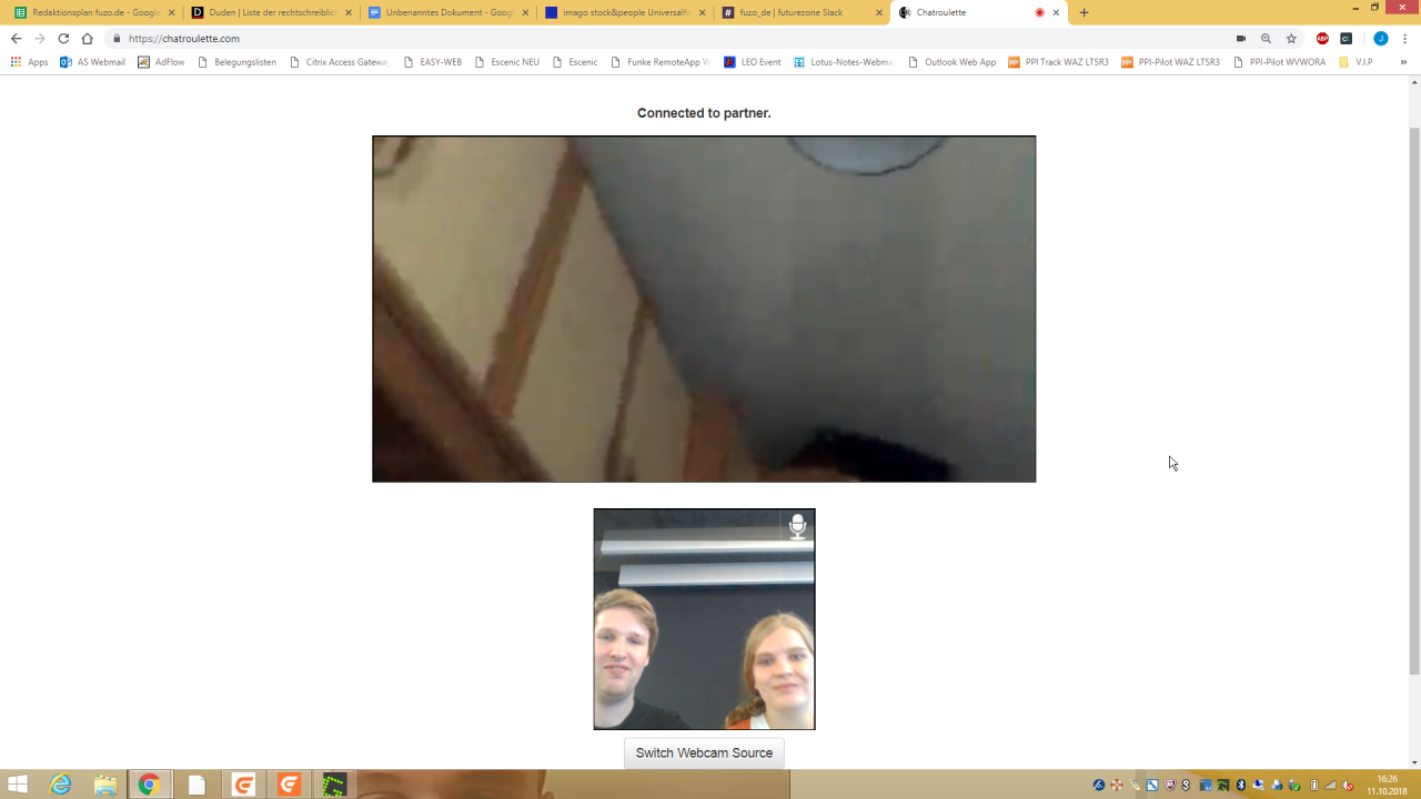 Chatroulette: Noch heute kann man es spielen.