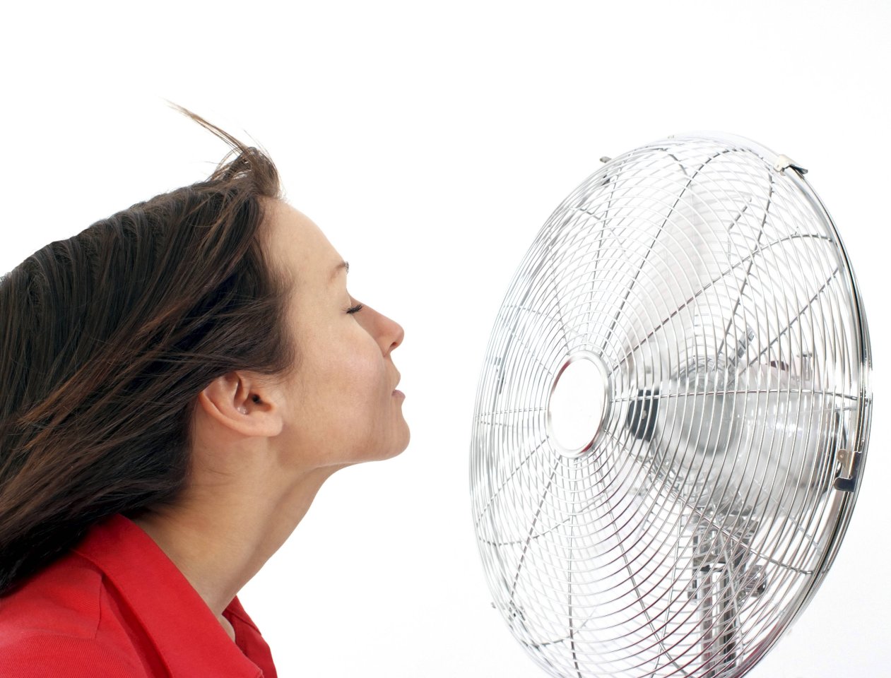 Ein gut platzierter Ventilator kann noch effizienter kühlen.