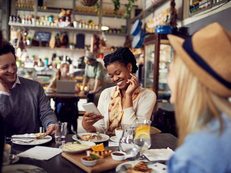 Menschen im Restaurant