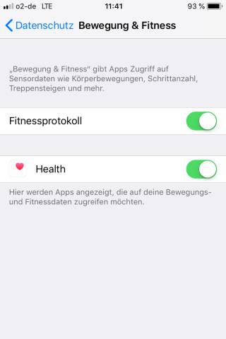 So aktiviert ihr das Fitnessprotokoll