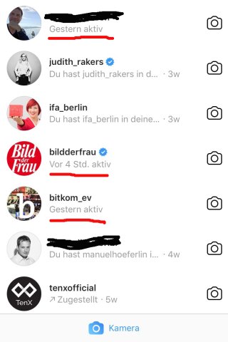 Die Aktivitäten anderer Instagram-User sehen, das geht über die Einstellungen in der App.