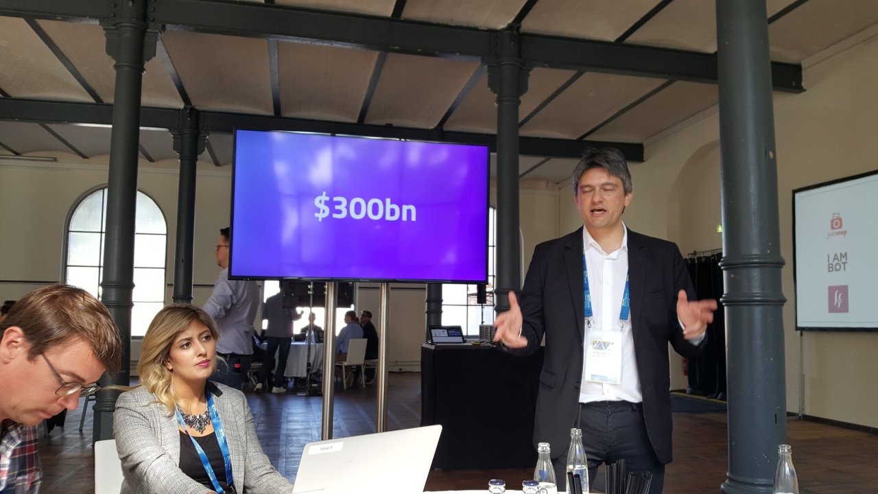Das einzig deutsche Start-up in der Runde: Kptn Cook. Das einzig deutsche Start-up in der Runde: Kptn Cook.