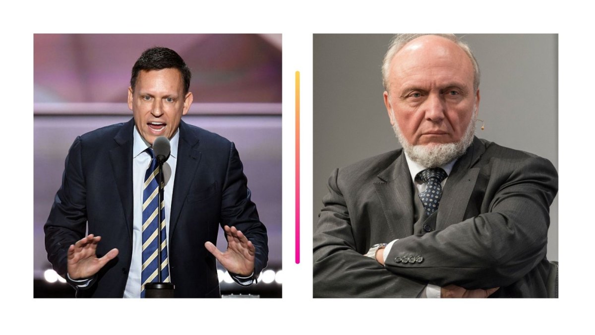 Peter Thiel (links)