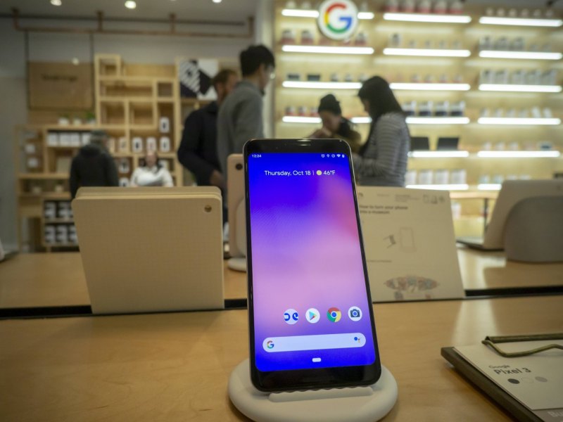 Pixel 3 auf Pixel Stand