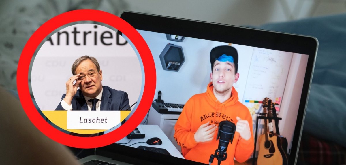 Armin Laschet (CDU) und YouTuber Rezo