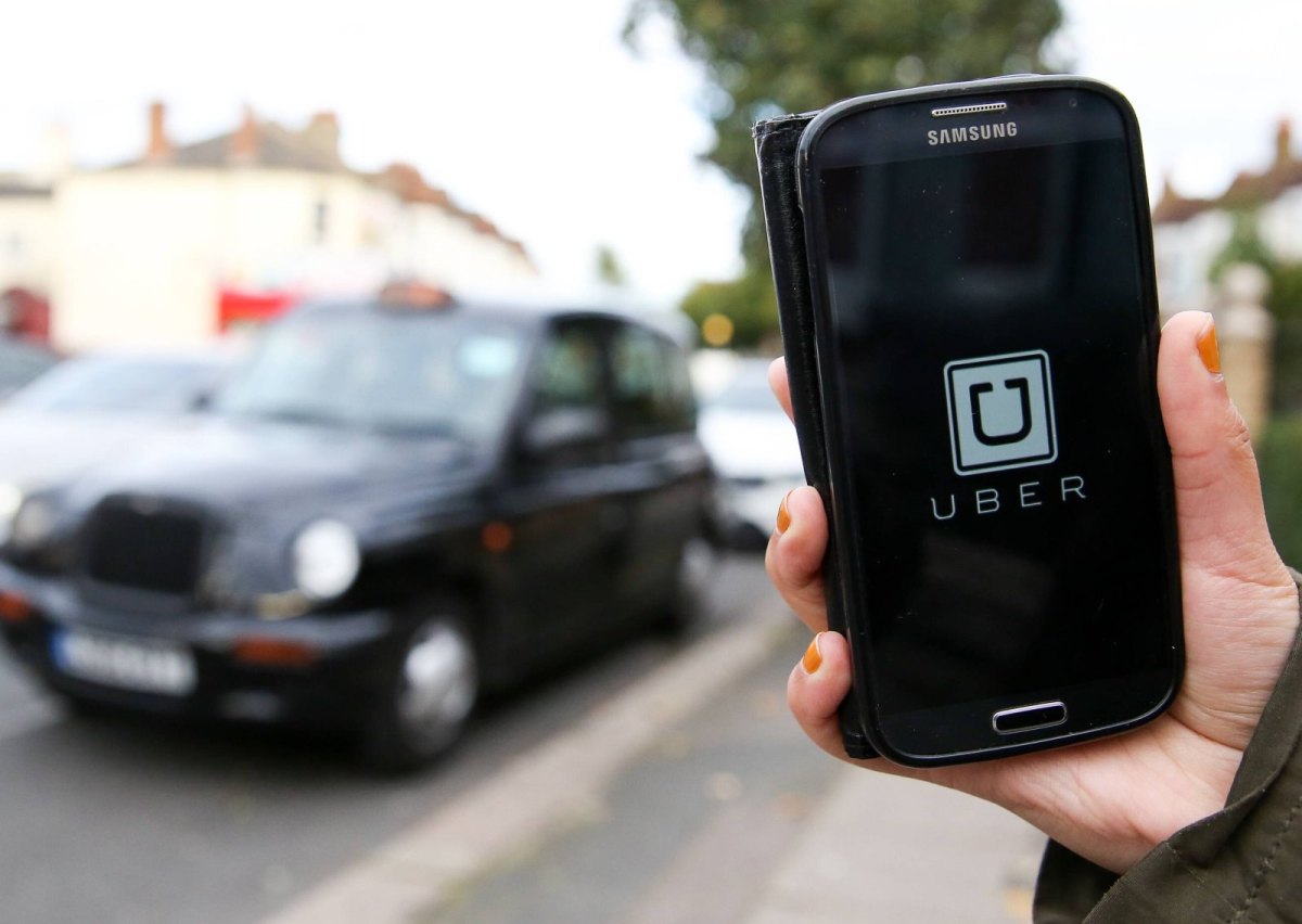 In London wird Uber rege genutzt.