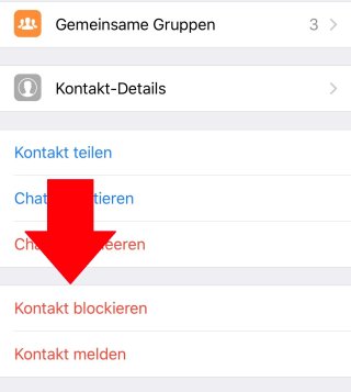 Auf WhatsApp ist das Blockieren von Kontakten ganz einfach.