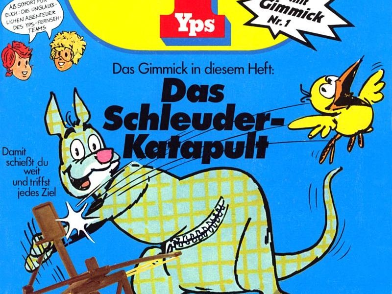 Die Erstausgabe vom Yps-Magazin aus dem Jahr 1975.