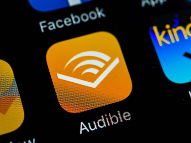 Audible-App-Logo auf dem Smartphone