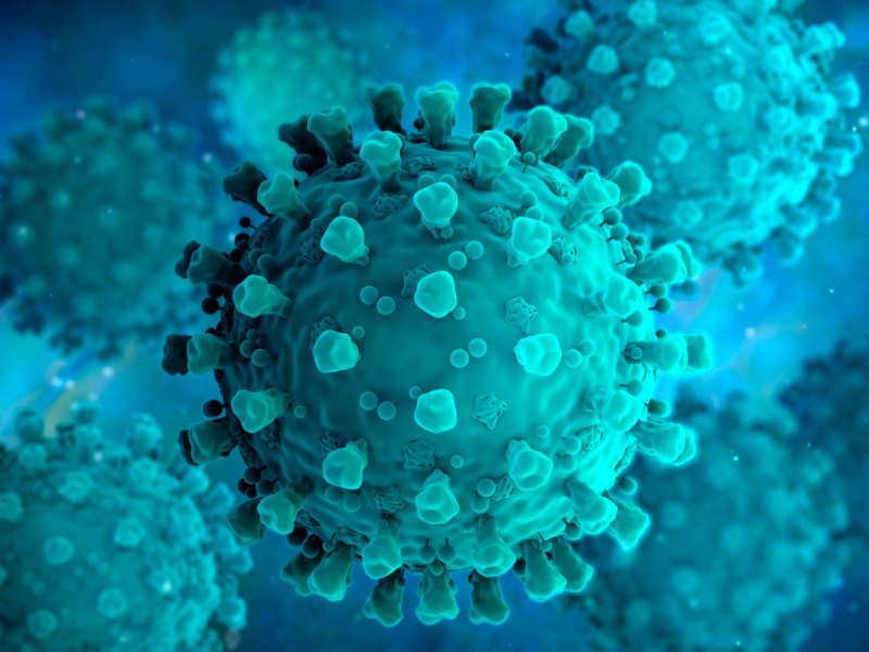 Coronavirus-Zellen.