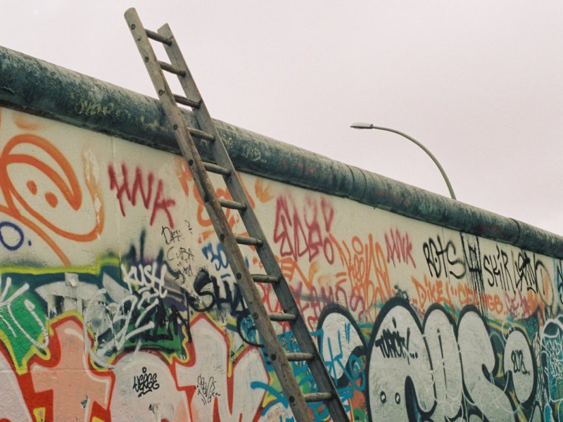 Die Berliner Mauer.