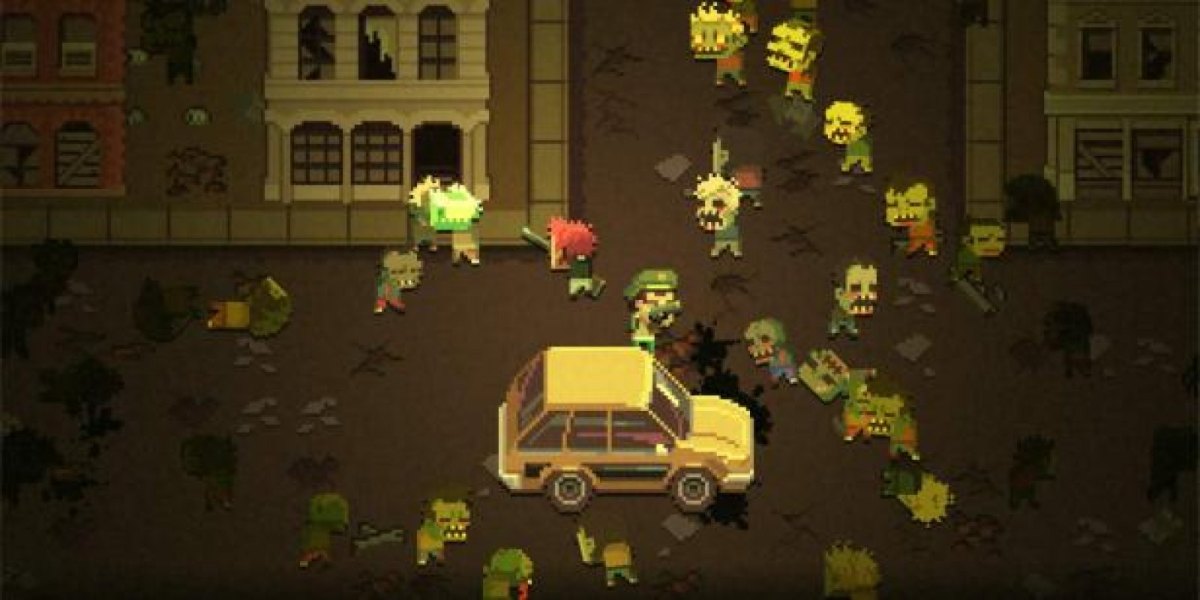 Schlachtszene im Spiel Death Road to Canada