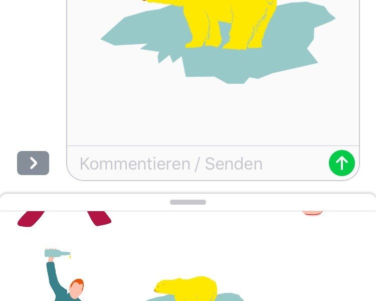 Die App "Declined Emojis: part 1" wendet sich den im Unicode nicht enthaltenen Emojis zu.