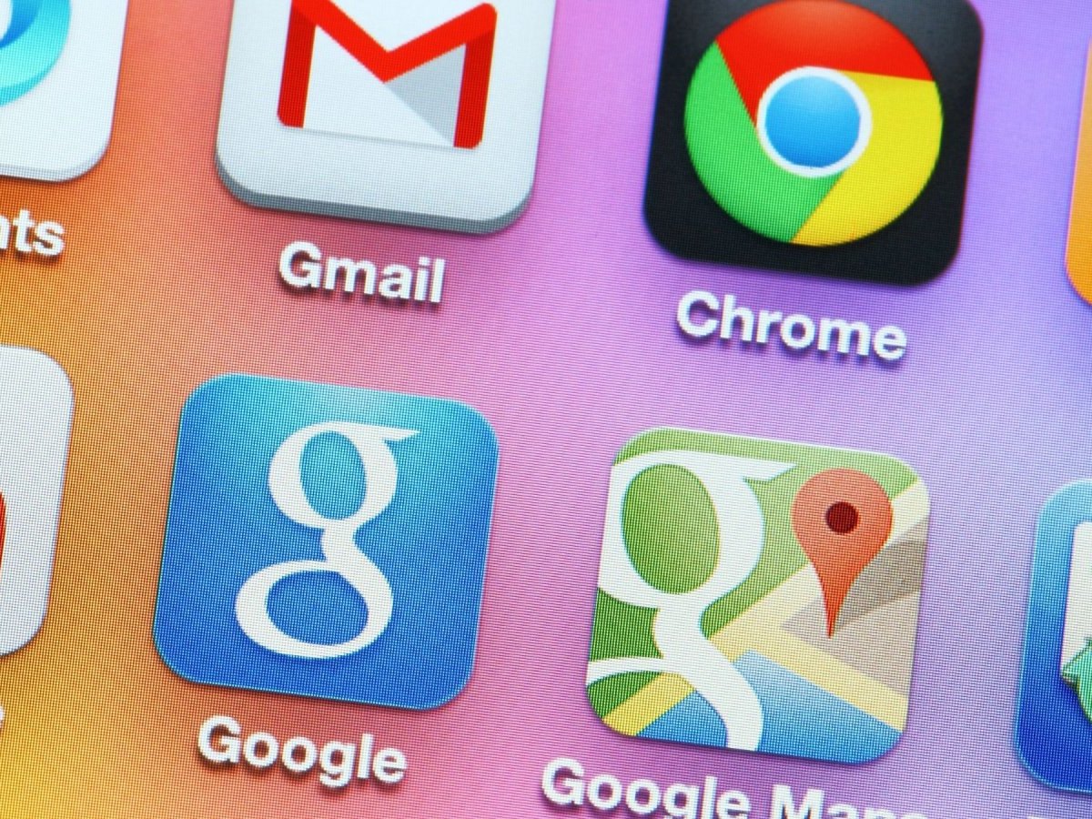 Verschiedene Google-Apps