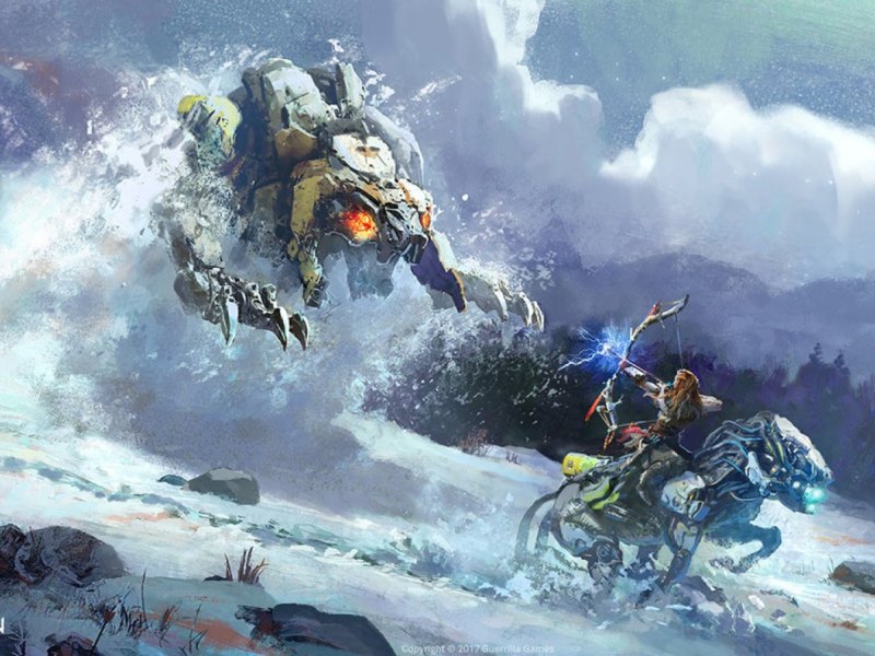 Artwork von "Horizon Zero Dawn"