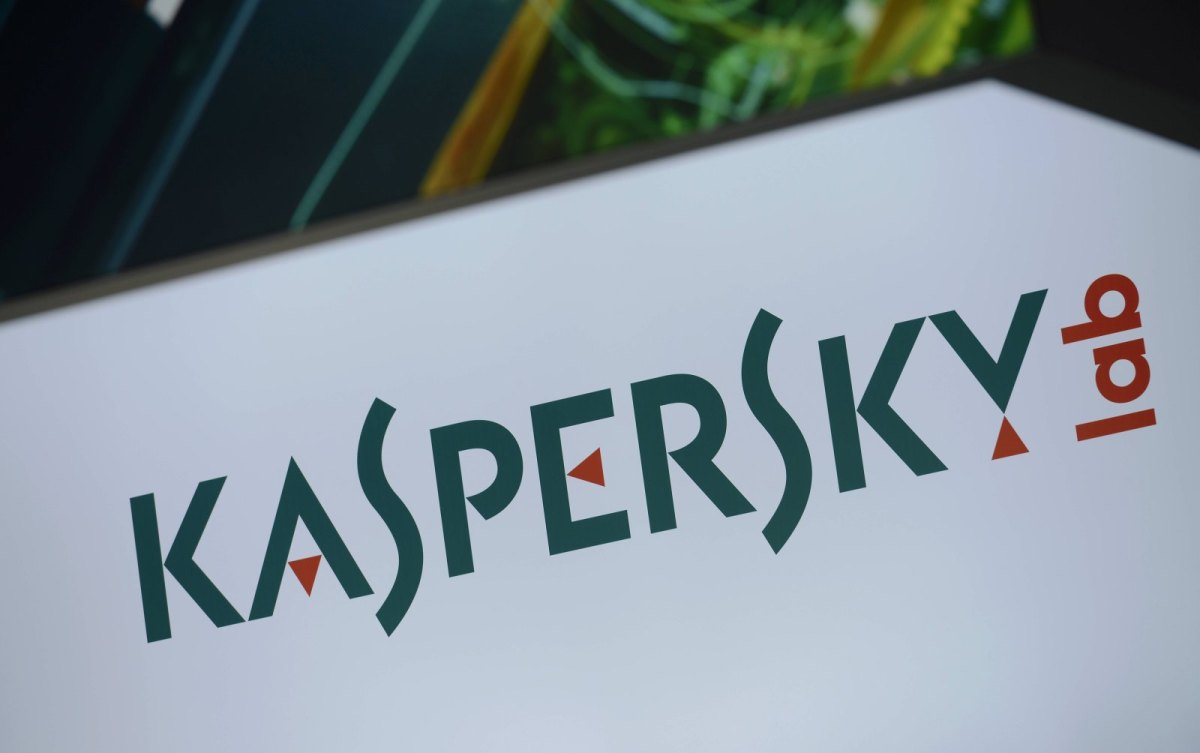 Das Firmenlogo von Kaspersky.