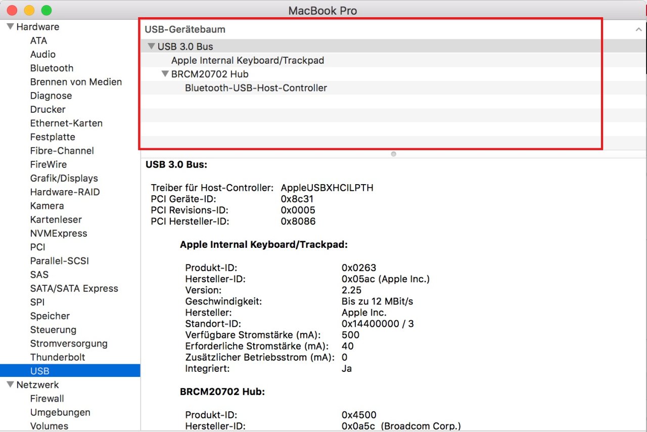 Wenn iTunes euer iPhone nicht erkennt, schaut bei eurem Mac im USB-Gerätebaum nach, ob da euer iPhone angezeigt wird.