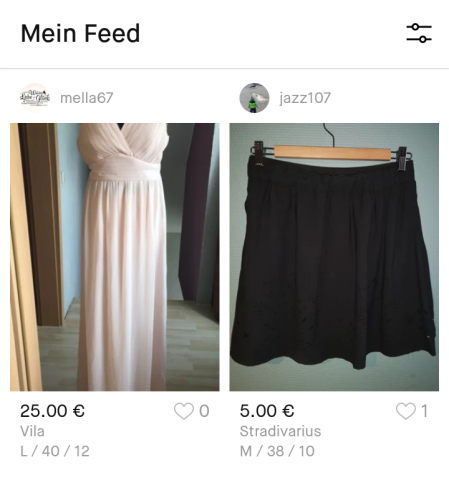 Auf "Kleiderkreisel" kannst du ungetragene Klamotten und Schuhe weiterverkaufen oder verschenken.