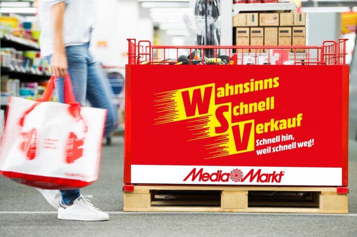 Wahnsinns-Schnell-Verkauf bei Media Markt