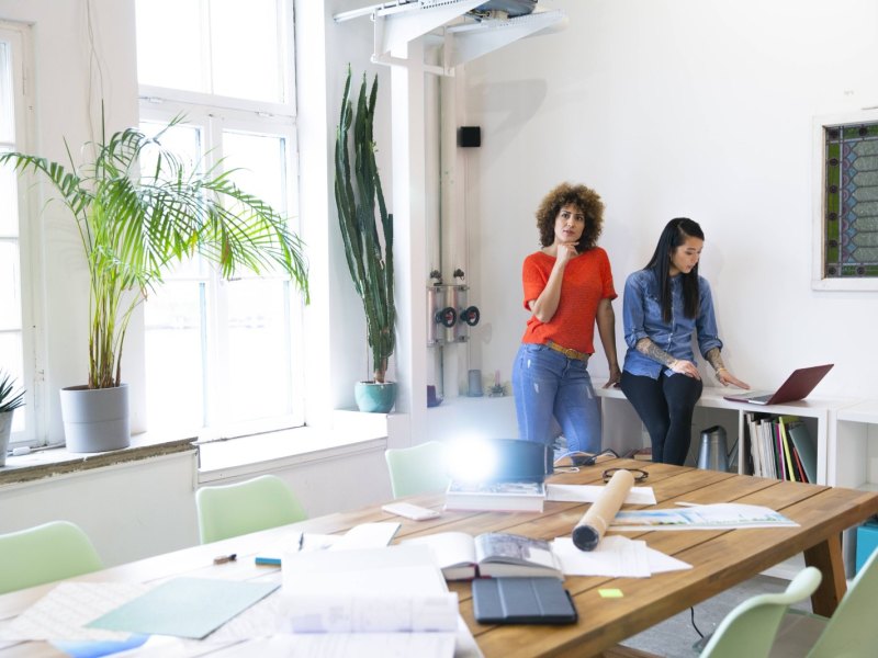 Beamer in einem Büro