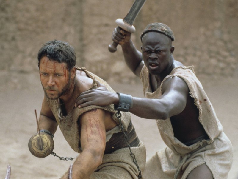 russell crowe djimon hounsou