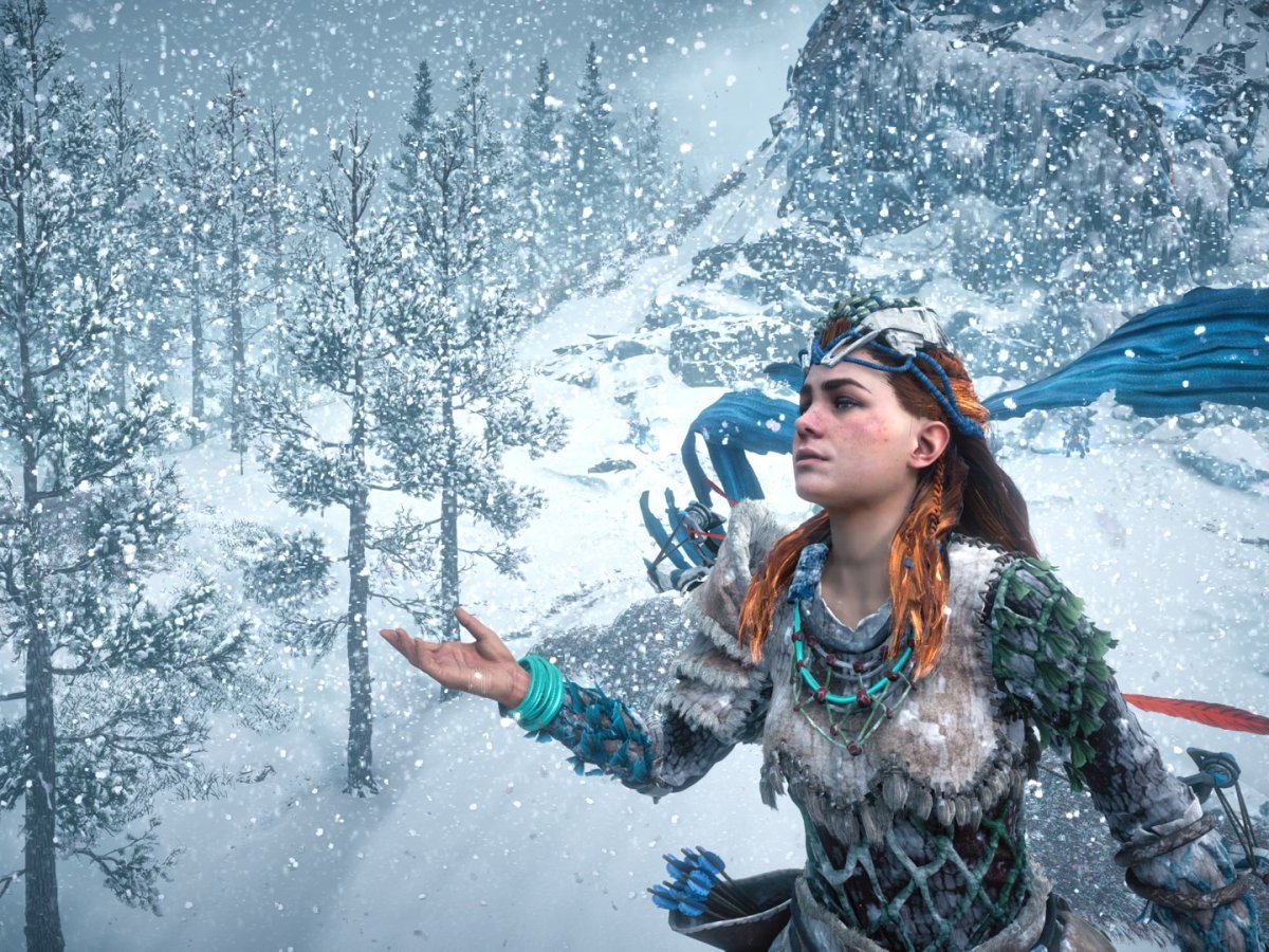 Screenshot des Videospiels Horizon: Zero Dawn.