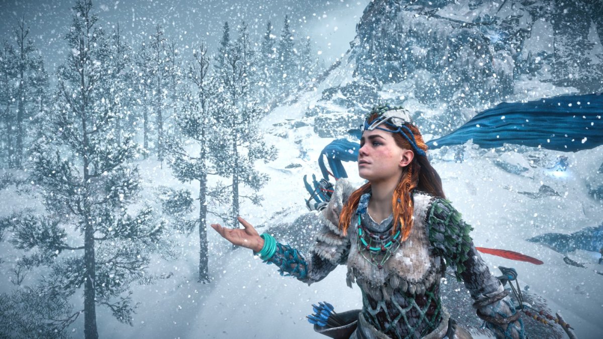 Screenshot des Videospiels Horizon: Zero Dawn.