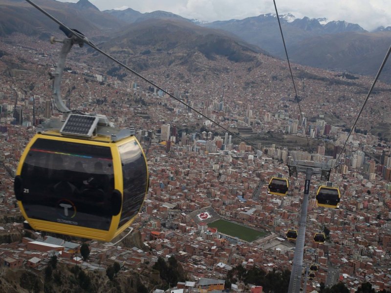 Seilbahn in La Paz