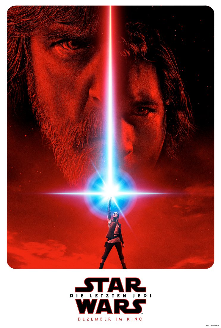 Filmplakat von "Star Wars: Die letzten Jedi"