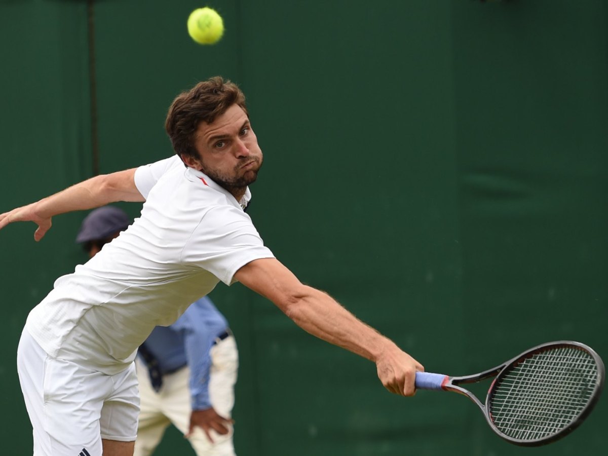 Der französische Tennis-Spieler Gilles Simon