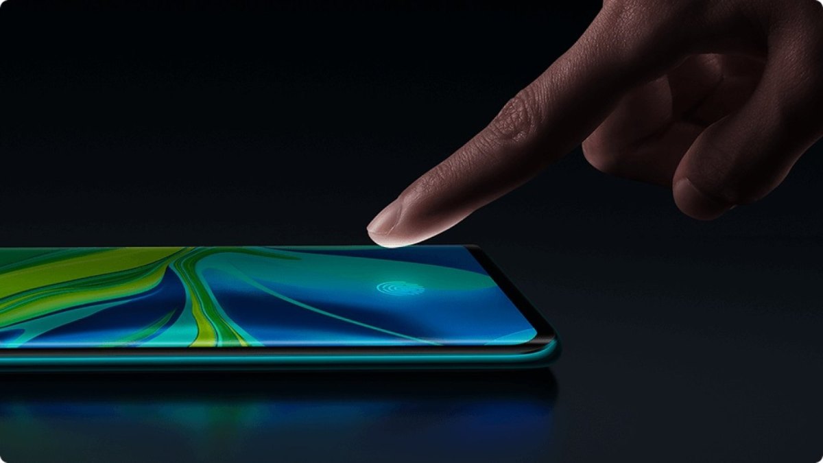 Xiaomi Mi Note 10 mit Fingerabdrucksensor