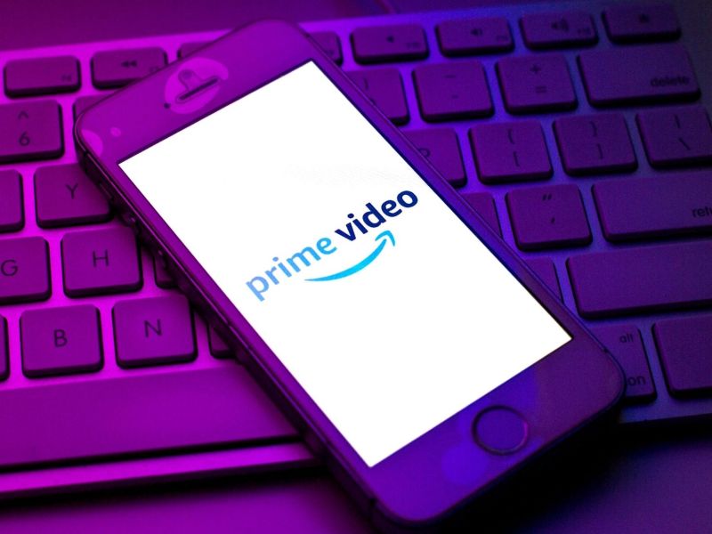 Amazon Prime Video-Logo auf einem Smartphone