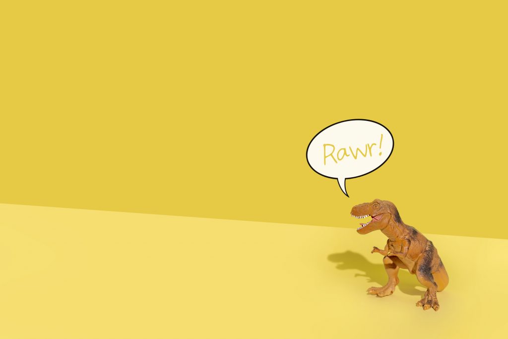 Dino macht rawr