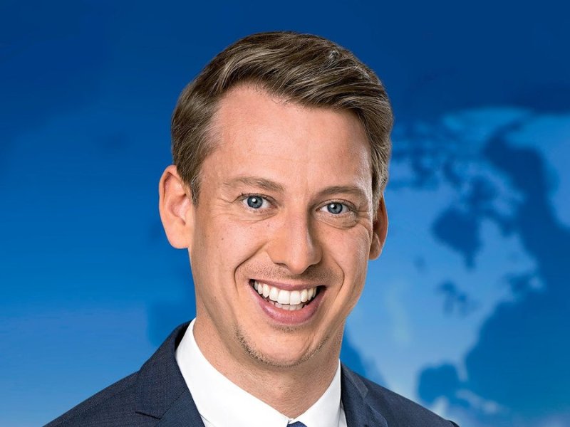 André Schünke moderierte überraschend zum ersten Mal die Hauptausgabe der "Tagesschau".. © NDR/Thorsten Jander