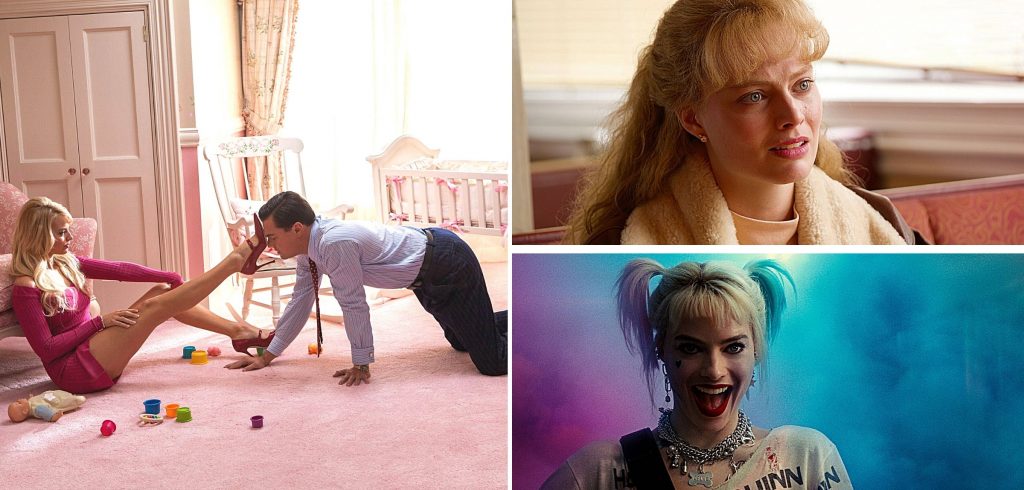 Margot Robbie in Wolf Of Wall Street, I, Tonya und Birds Of Prey.