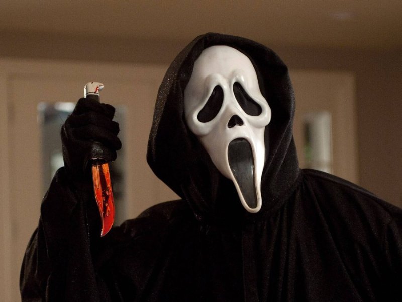 Das Ghostface und jede Menge Blut - dafür steht die "Scream"-Reihe.. © imago/Mary Evans