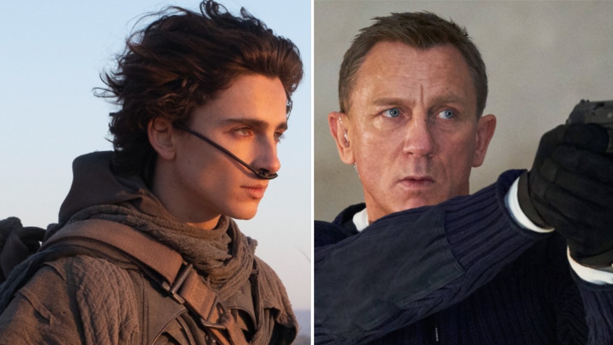 Timothée Chalamet (li.) auf dem Wüstenplaneten und Daniel Craig bei seinem letzten Einsatz als James Bond.. © © 2019 Warner Bros. Entertainment Inc. / imago images/Prod.DB