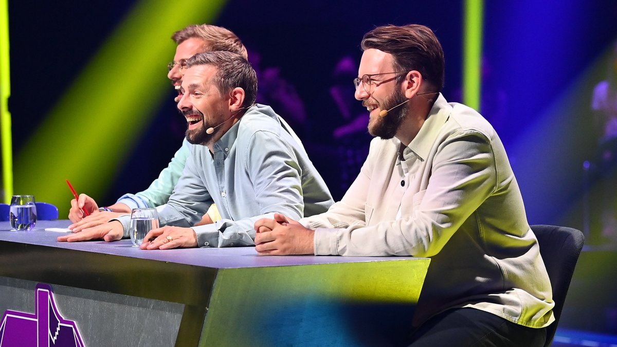 Joko Winterscheidt mit Klaas Heufer-Umlauf und Jakob Lundt. (v.l.n.r.). © ProSieben / Willi Weber