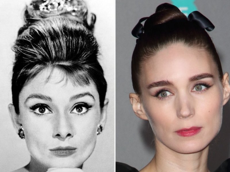 Rooney Mara (r.) wird in einem neuen Biopic Hollywood-Ikone Audrey Hepburn verkörpern.. © [M] Landmark Media/ImageCollect