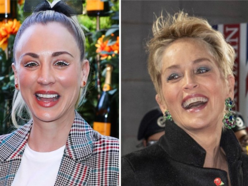 Perfekt gecastet: Sharon Stone (re.) wird Kaley Cuocos Mutter spielen.. © Xavier Collin/Image Press Agency/ImageCollect.com / Landmark Media./ImageCollect.com