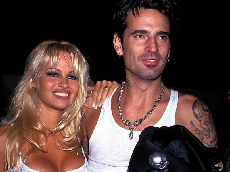 Pamela Anderson und Tommy Lee 1995.. © imago/ZUMA Press