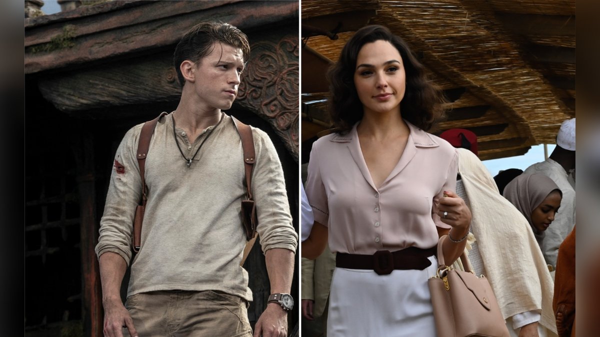 Auf der Jagd nach einem Schatz und auf der Jagd nach einem Mörder: Tom Holland in "Uncharted" sowie Gal Gadot in "Tod auf dem Nil".. © © 2020 Twentieth Century Fox Film Corporation. All Rights Reserved. / ©2020 CTMG