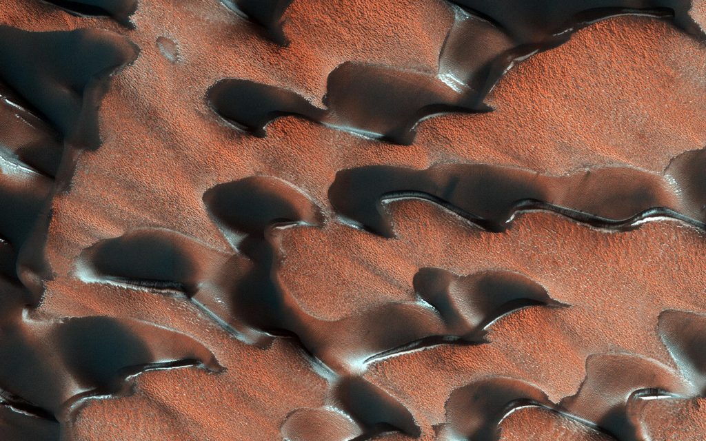 Sanddünen auf dem Mars