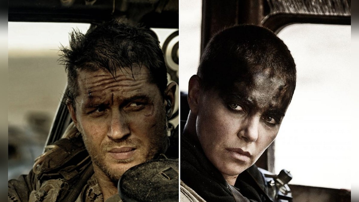 Tom Hardy und Charlize Theron scheinen ihren Rollennamen Mad Max und Furiosa alle Ehre gemacht zu haben.. © Warner Bros. / imago/Cinema Publishers Collection