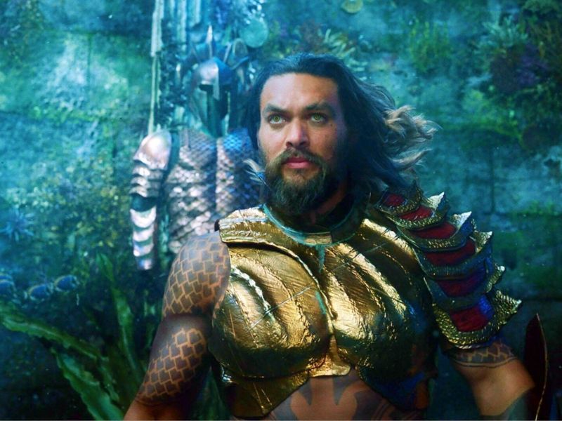 Jason Momoa als Aquaman.