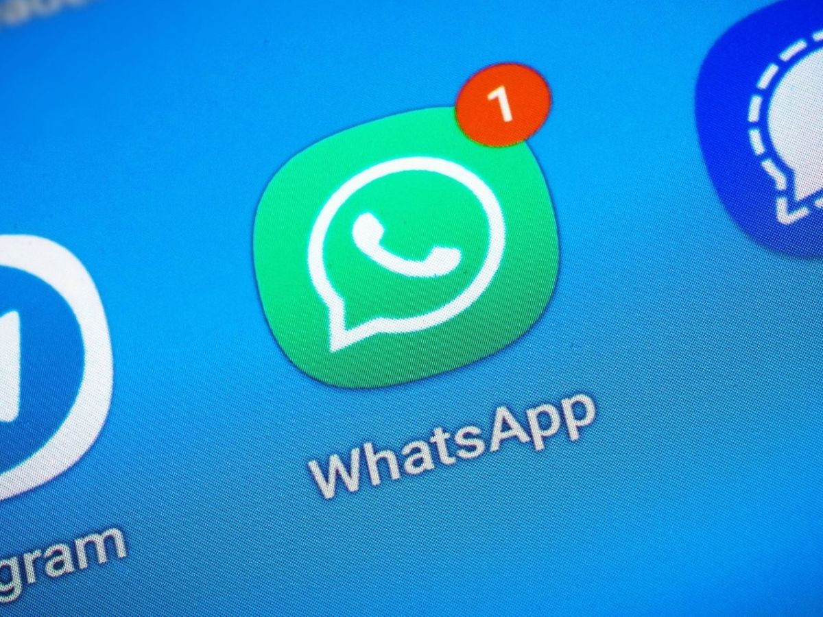 Telegram-, WhatsApp- und Signal-Icon.