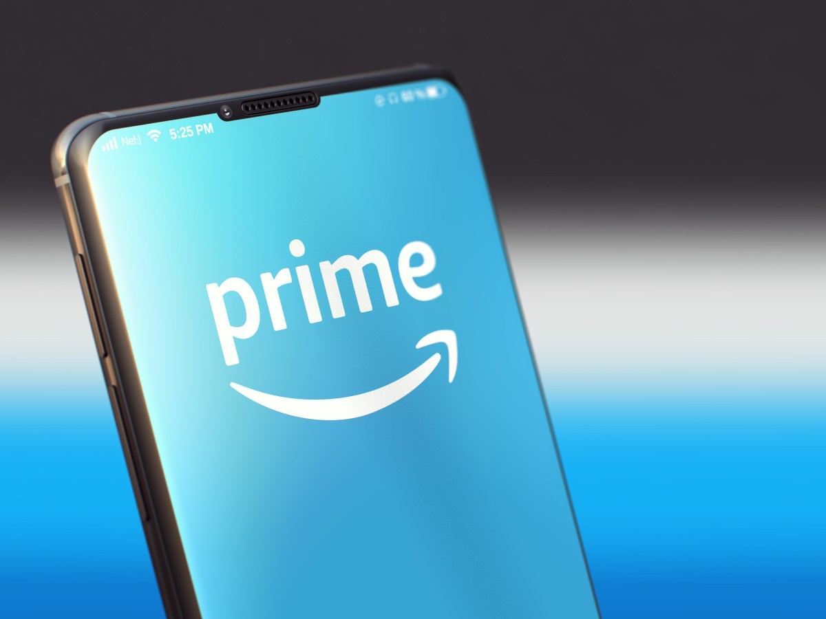 Amazon Prime-Logo auf dem handy