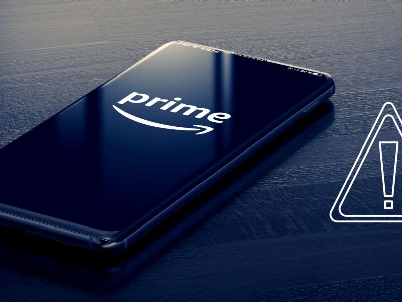 Amazon Prime-Logo auf dem handy